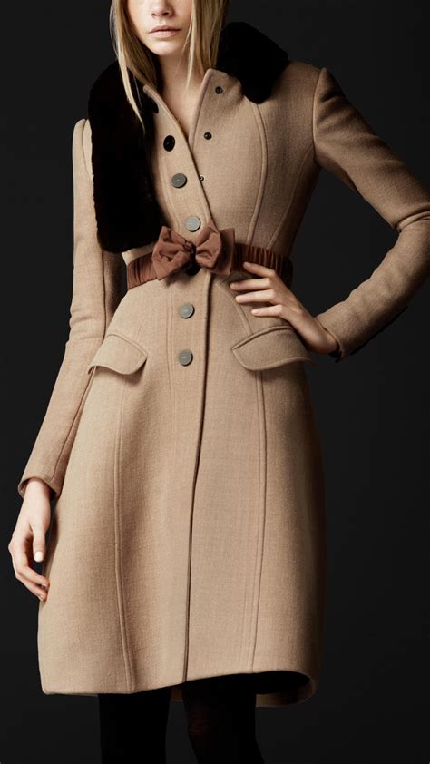 burberry prorsum black wool coat|burberry wool coat women.